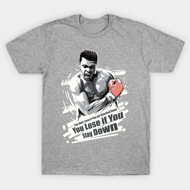 The Greatest Boxing Quotes T-Shirt by BAJAJU